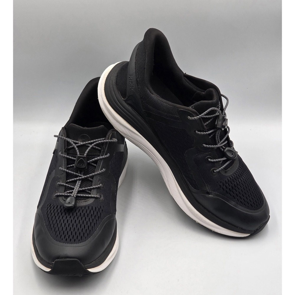 Kizik London Mens 11 Wide D Black Hands Free Slip On Comfort Walking Sneaker - Picture 7 of 11
